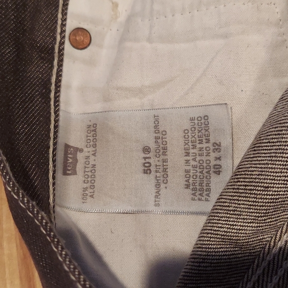 Levis Vintage 501 XX Button Fly Straight Fit 40x32 Jeans - Picture 7 of 7